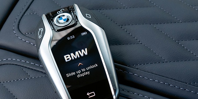 Detail of BMW key