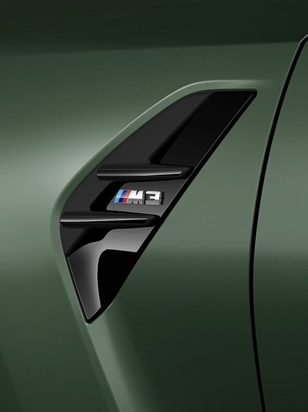 Detail shot of a BMW Side Gill